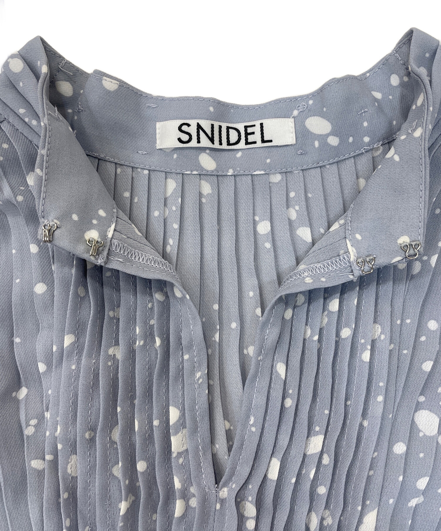 中古・古着通販】Snidel (スナイデル) プリーツロングワンピース ブルー サイズ:1｜ブランド・古着通販 トレファク公式【TREFAC  FASHION】スマホサイト