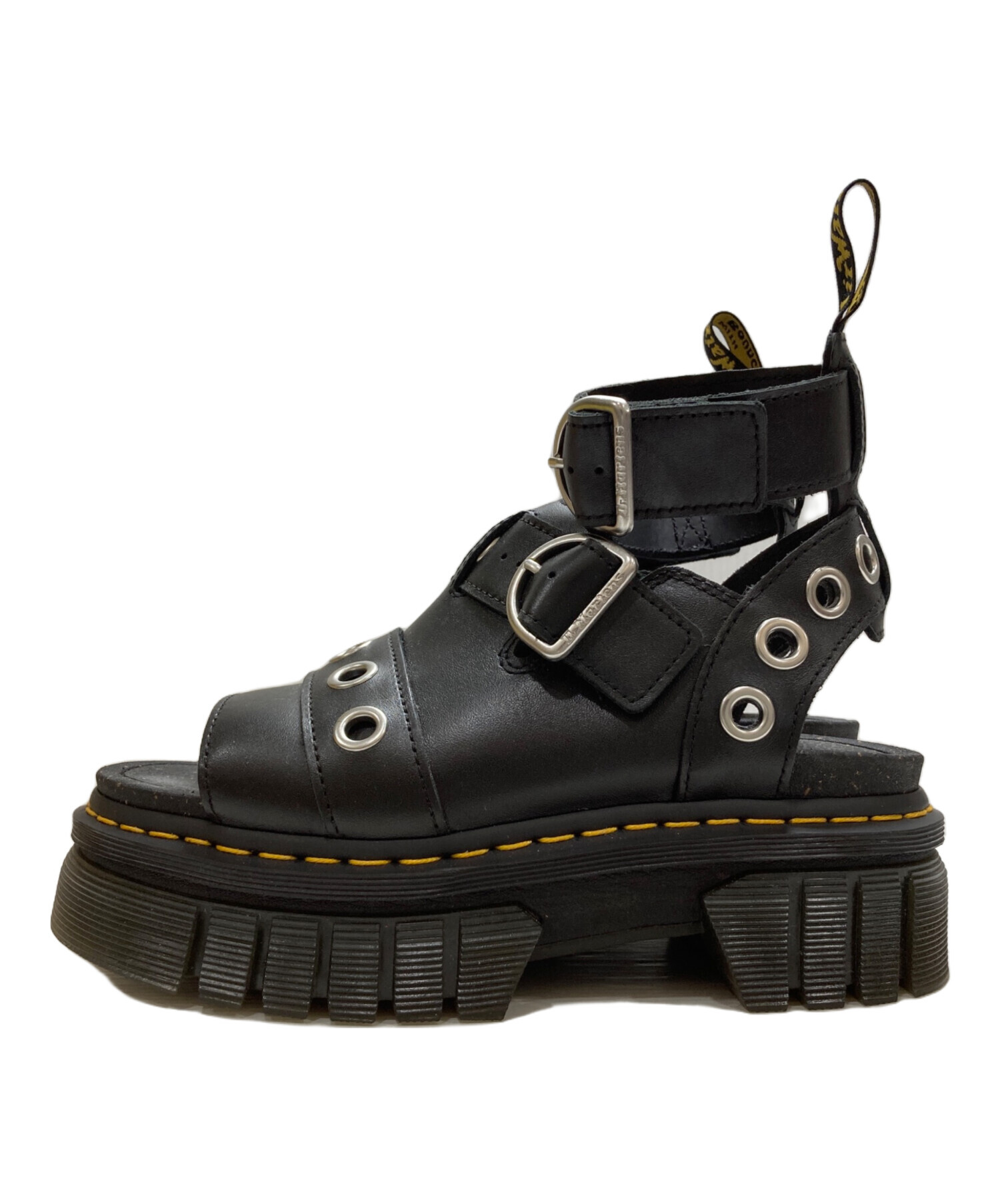 中古・古着通販】Dr.Martens (ドクターマーチン) RICKI HDW SANDAL ブラック サイズ:EU：38｜ブランド・古着通販  トレファク公式【TREFAC FASHION】スマホサイト