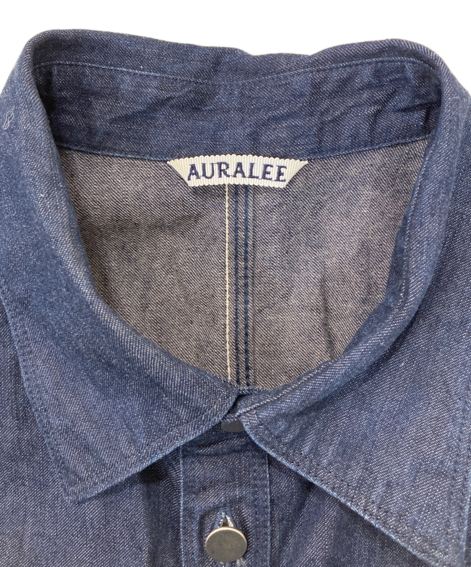 中古・古着通販】AURALEE (オーラリー) HARD TWIST LIGHT DENIM ONE-PIECE A21SD06LD インディゴ  サイズ:S｜ブランド・古着通販 トレファク公式【TREFAC FASHION】スマホサイト