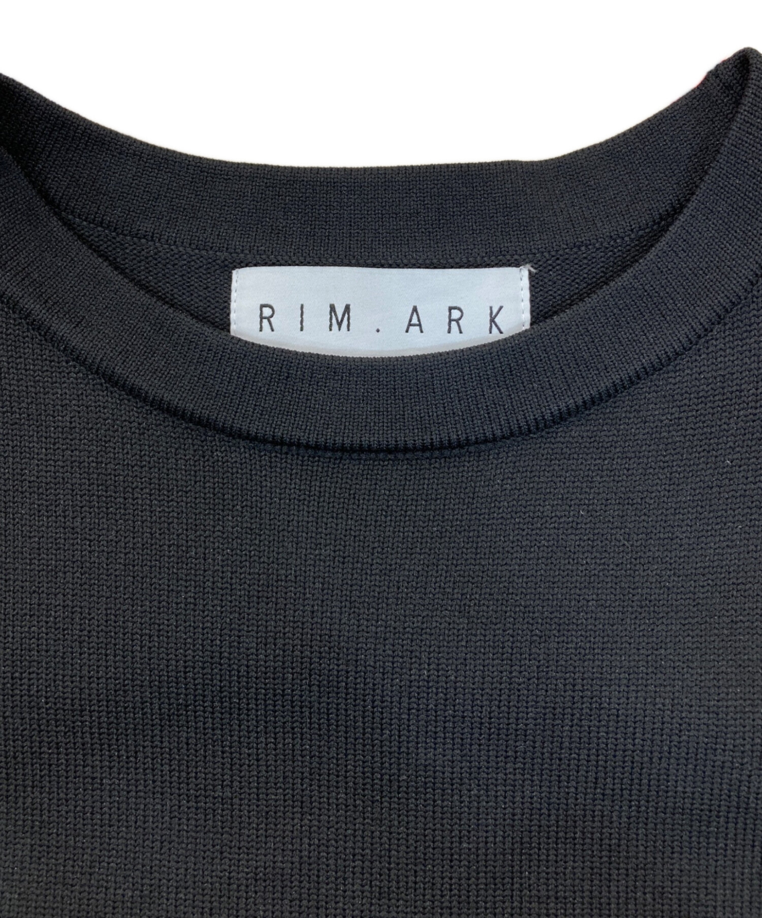 中古・古着通販】RIM.ARK (リムアーク) ニットワンピース CURVE line sleeve knit OP 460GAU73-0040  ブラック サイズ:36｜ブランド・古着通販 トレファク公式【TREFAC FASHION】スマホサイト