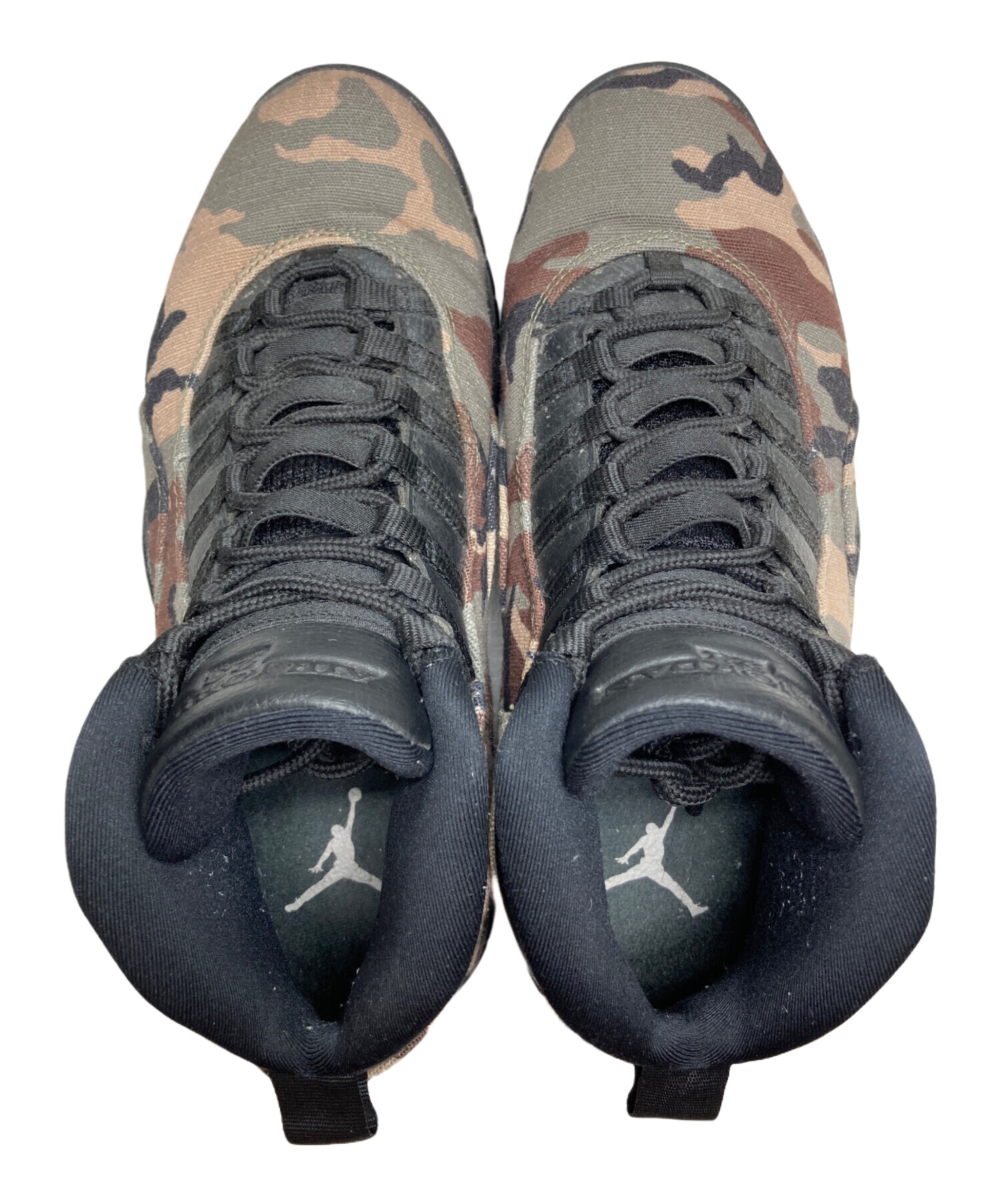 中古・古着通販】NIKE (ナイキ) ハイカットスニーカー AIR JORDAN 10 RETRO 310806-201 DESERT  CAMO/BLACK-LT CHOCOLATE サイズ:27ｃｍ｜ブランド・古着通販 トレファク公式【TREFAC FASHION】スマホサイト