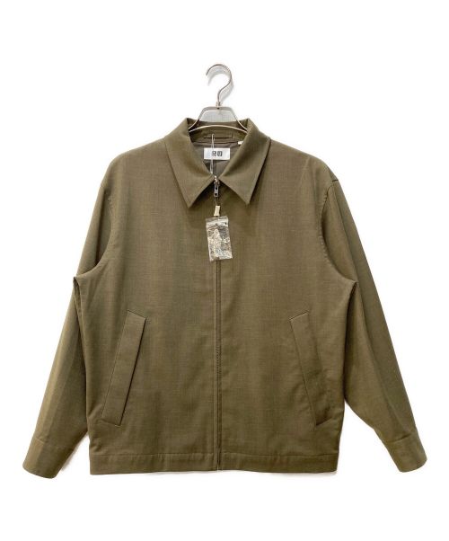 【中古・古着通販】UNIQLO U (ユニクロ ユー) ジップアップブルゾン ブラウン サイズ:M 未使用品｜ブランド・古着通販  トレファク公式【TREFAC FASHION】スマホサイト