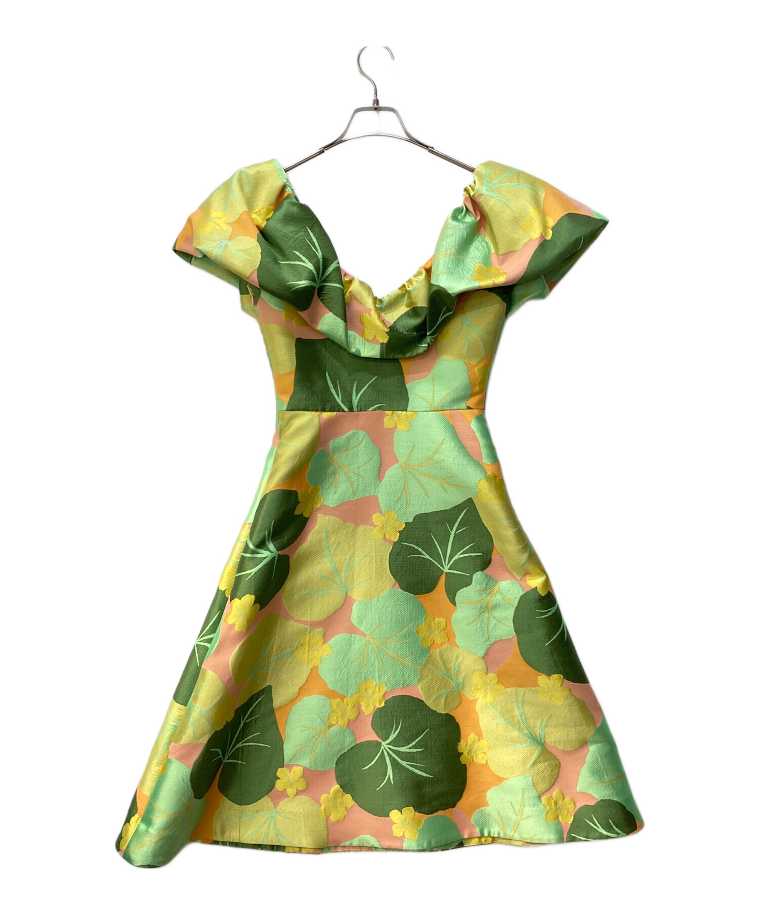 中古・古着通販】Kate Spade (ケイトスペード) ワンピース cucumber floral flounce dress マルチカラー サイズ:2  未使用品｜ブランド・古着通販 トレファク公式【TREFAC FASHION】スマホサイト