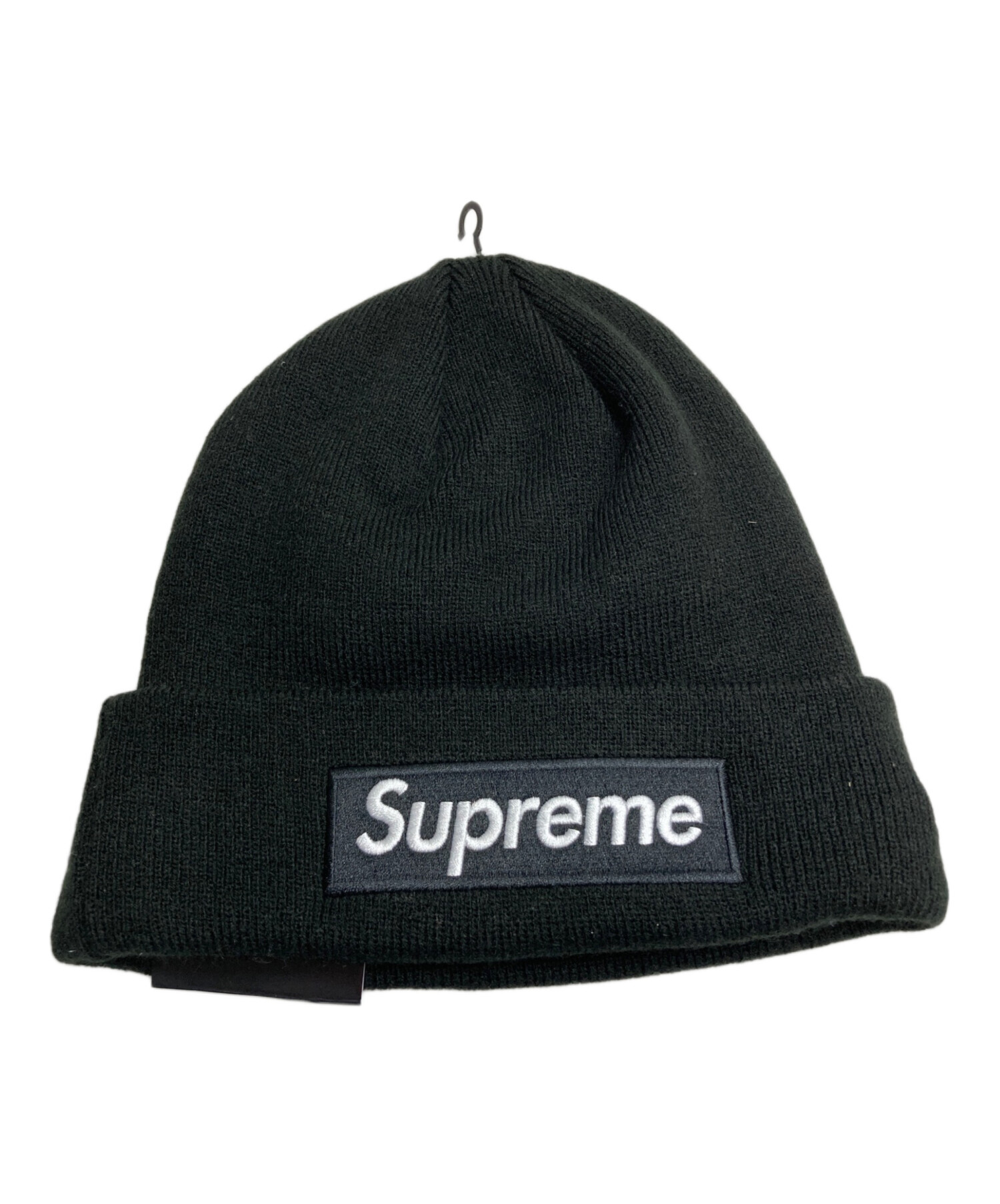 中古・古着通販】SUPREME (シュプリーム) New Era (ニューエラ) box logo beanie ブラック 未使用品｜ブランド・古着通販  トレファク公式【TREFAC FASHION】スマホサイト