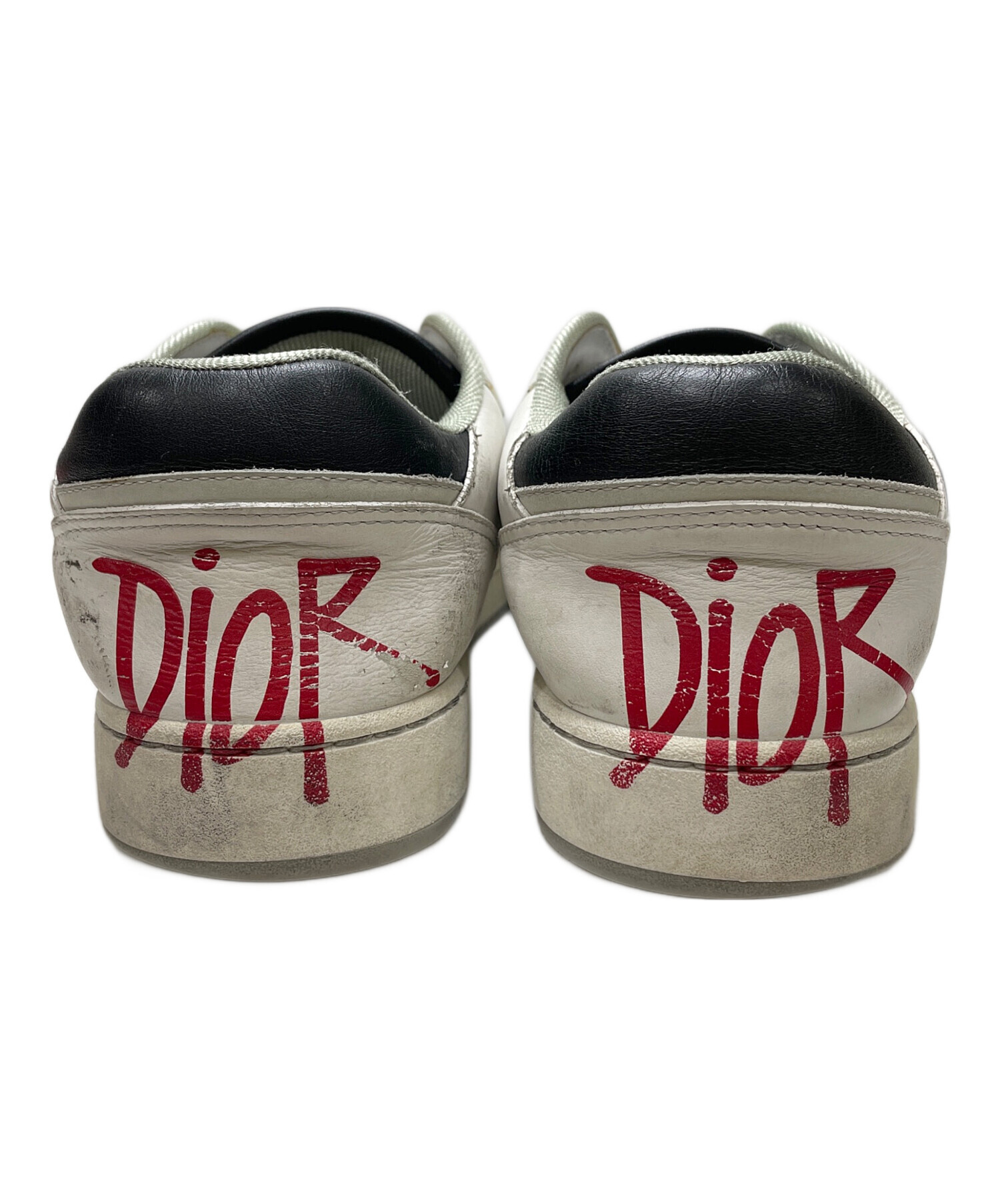 Dior (ディオール) Shawn Stussy (ショーン・ステューシー) スニーカー ホワイト サイズ:41