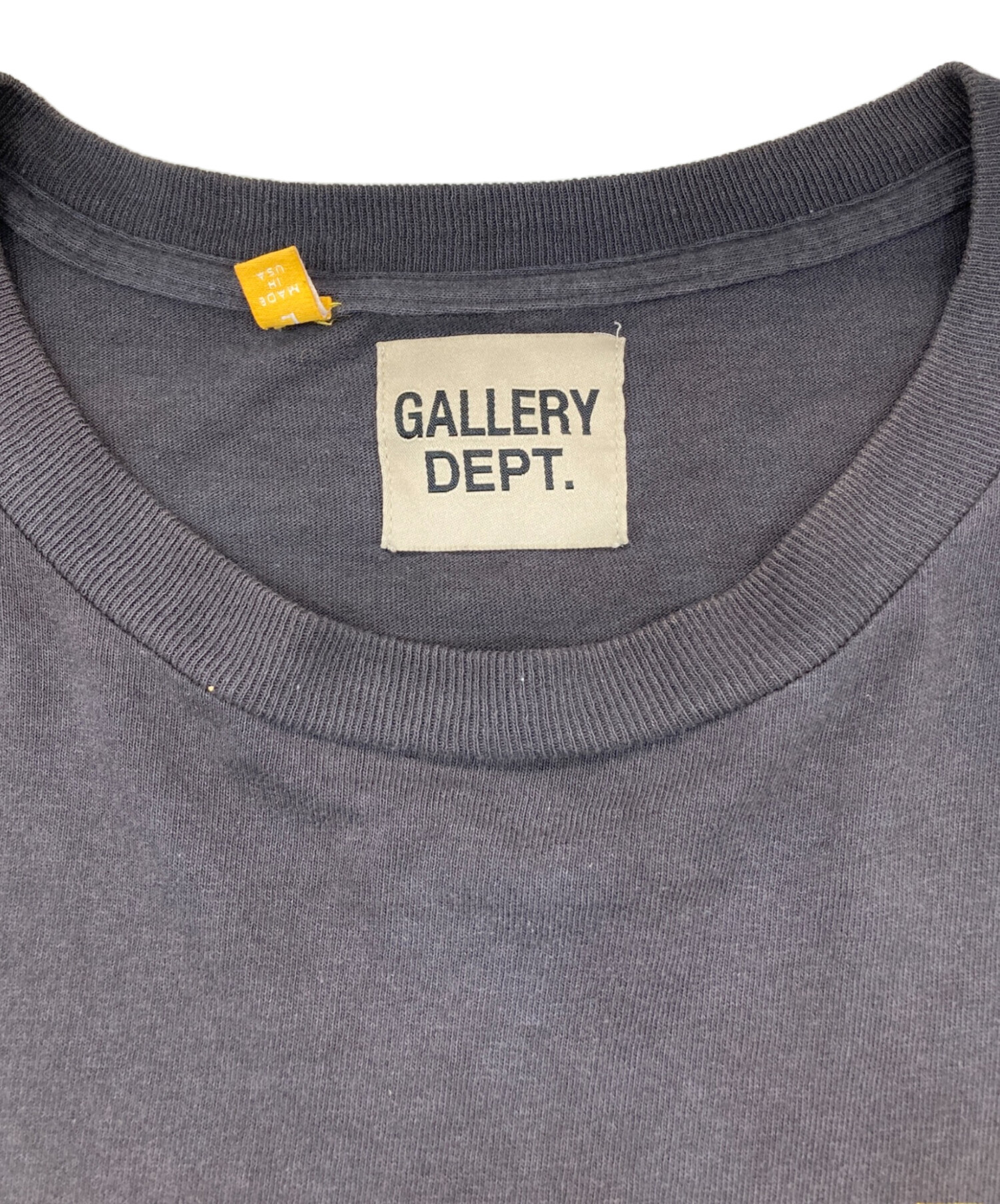 中古・古着通販】GALLERY DEPT (ギャラリー デプト) プリントTシャツ グレー サイズ:L｜ブランド・古着通販  トレファク公式【TREFAC FASHION】スマホサイト