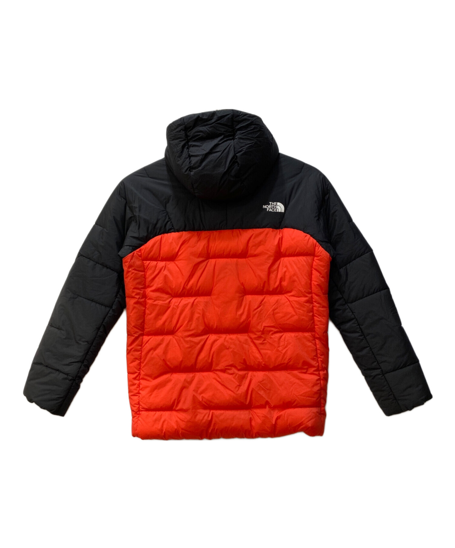 THE NORTH FACE (ザ ノース フェイス) 中綿ジャケット ブラック×オレンジ サイズ:M