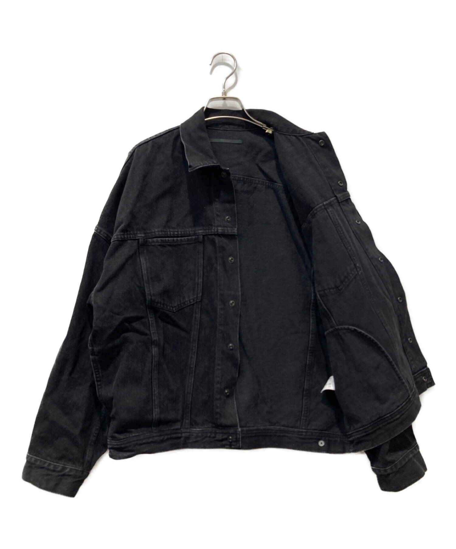 新品 AP STUDIO ブラック オーバーサイズ デニムジャケット 黒