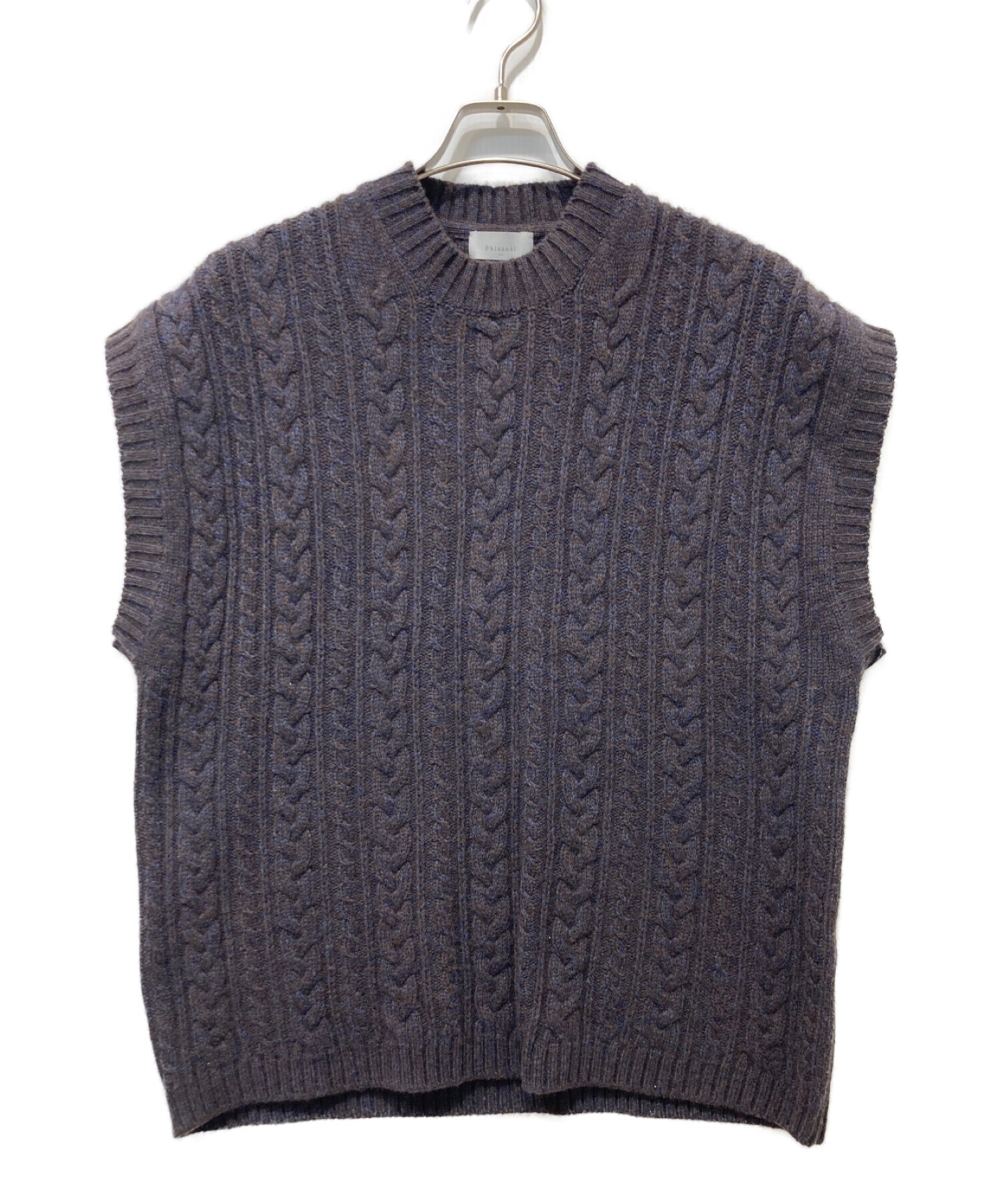 中古・古着通販】Phlannel (フランネル) Wool Yak Cable Knit Vest