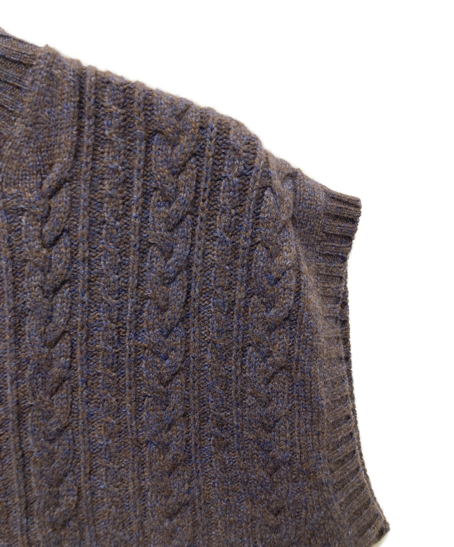 中古・古着通販】Phlannel (フランネル) Wool Yak Cable Knit Vest