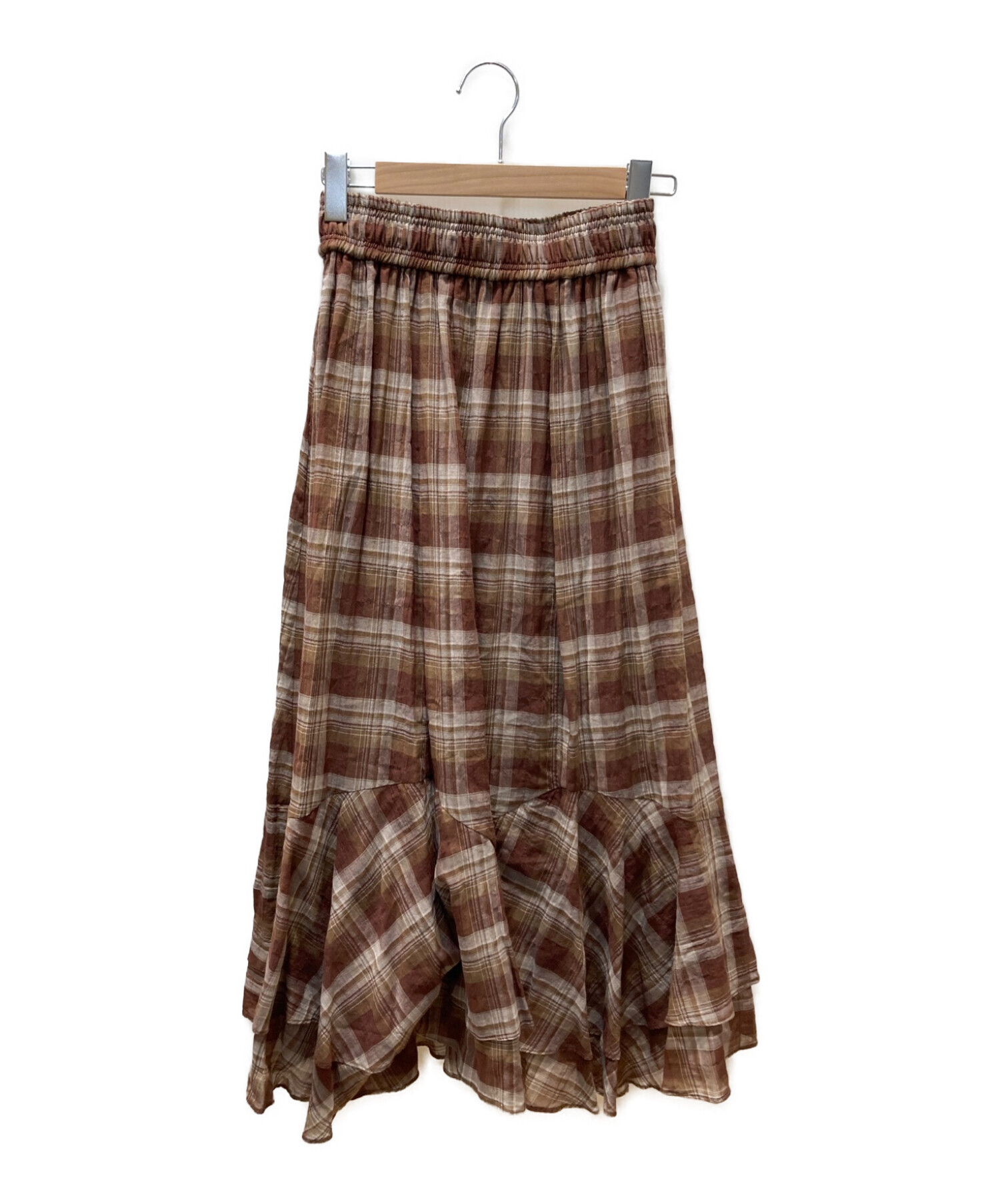 her lip to Cotton-Blend Voile Maxi Skirt
