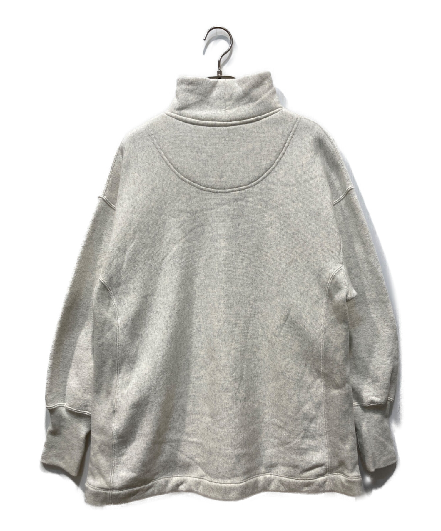 Champion×URBAN RESEARCH (チャンピオン×アーバンリサーチ) リバースウィーブハーフZIP SWEAT ライトグレー サイズ:M