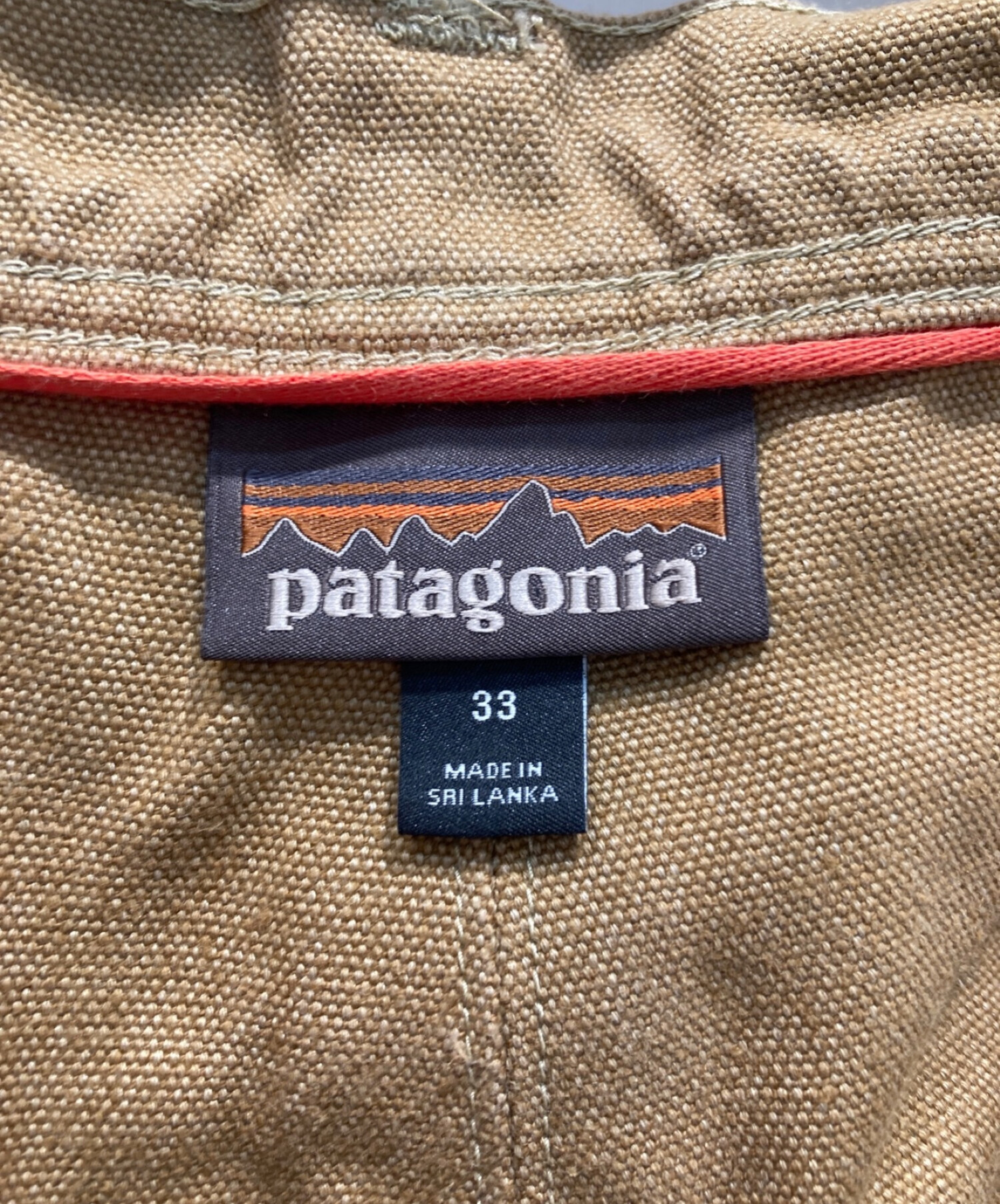 Patagonia (パタゴニア) アイアンフォージヘンプキャンバスダブルニーパンツ ブラウン サイズ:33