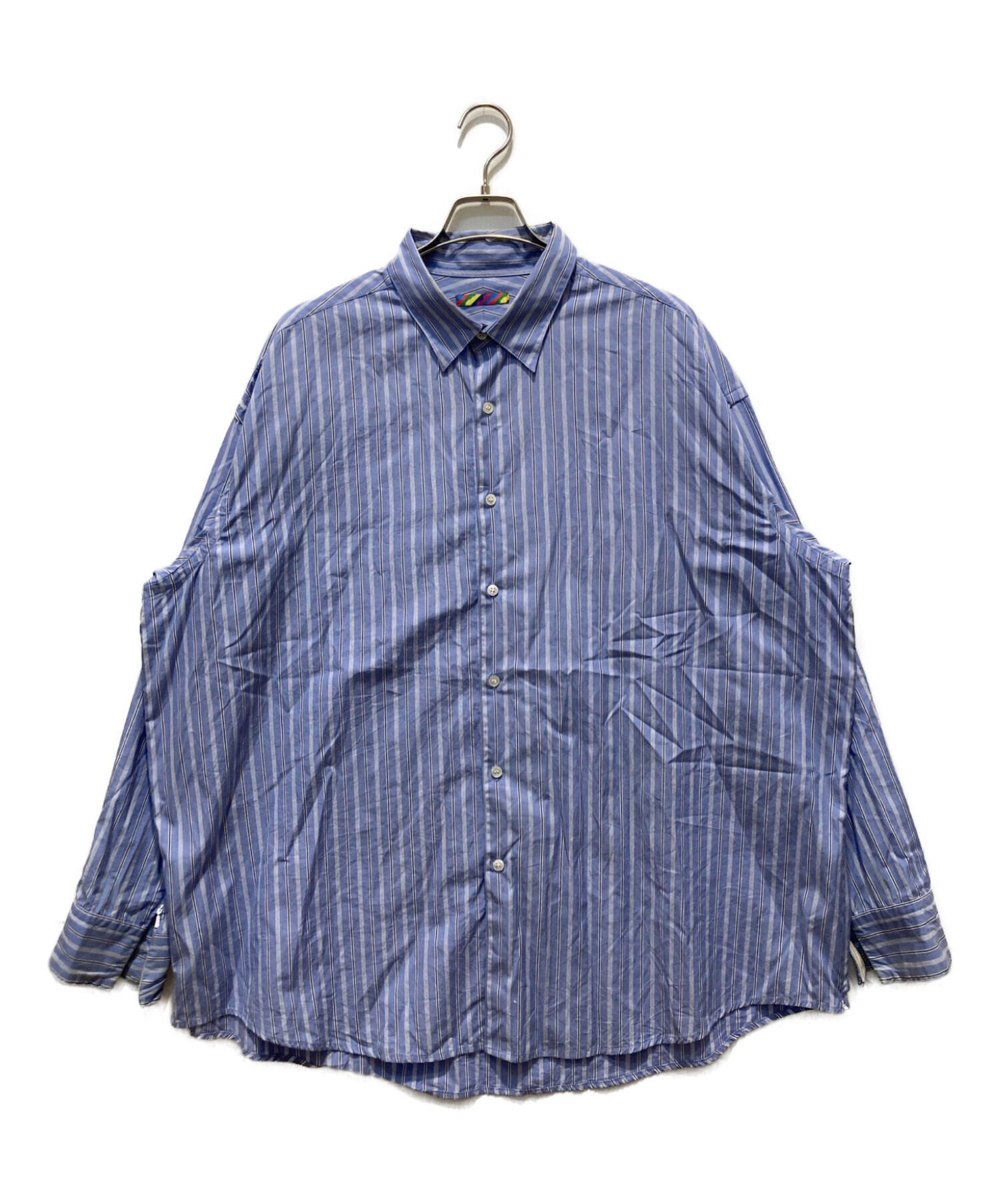 is-ness (イズネス) VENTILATION LONG SLEEVE SHIRT ネイビー サイズ:M(46)