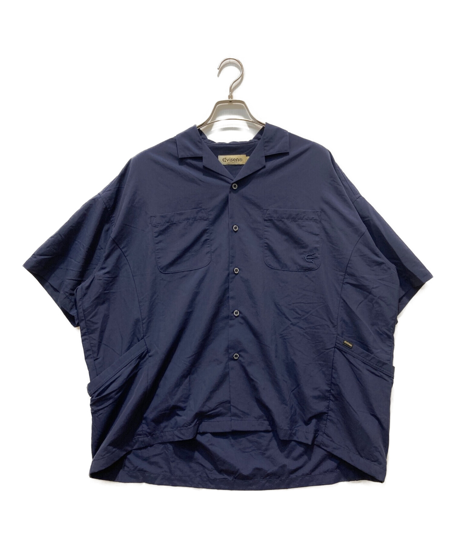 EVISEN (エビセン) SIDE POCKET SHIRT ネイビー サイズ:L