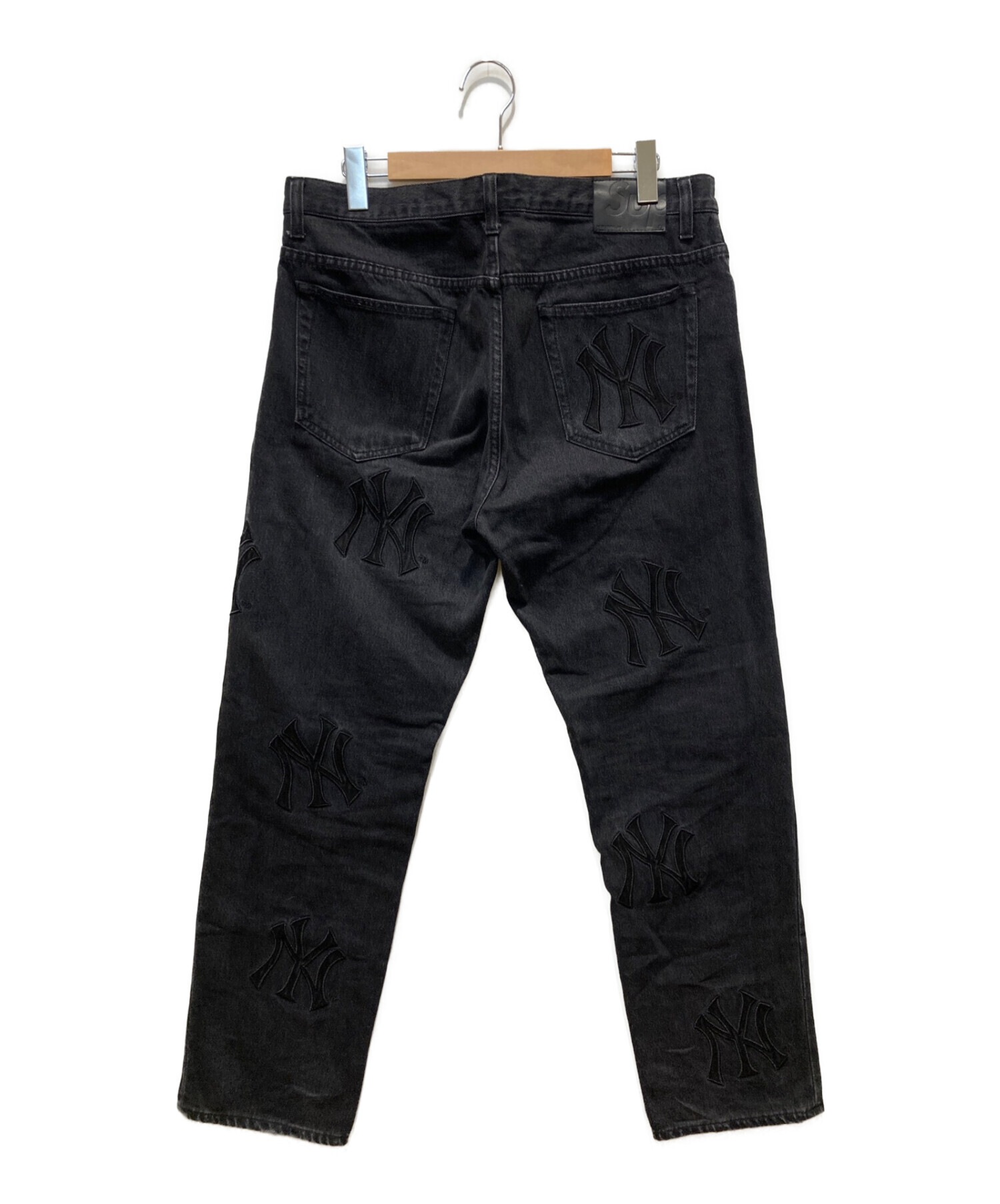 SUPREME (シュプリーム) NEW YORK YANKEES (ニューヨークヤンキース) New York Yankees Regular  Jean ブラック サイズ:34