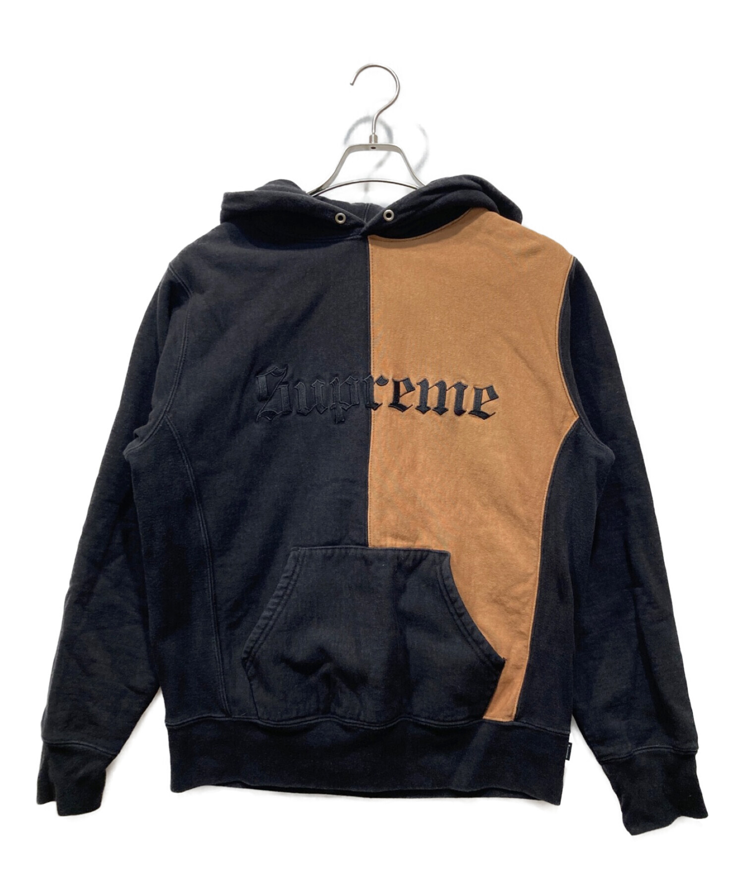 Supreme split old on sale english hooded sweatshirt