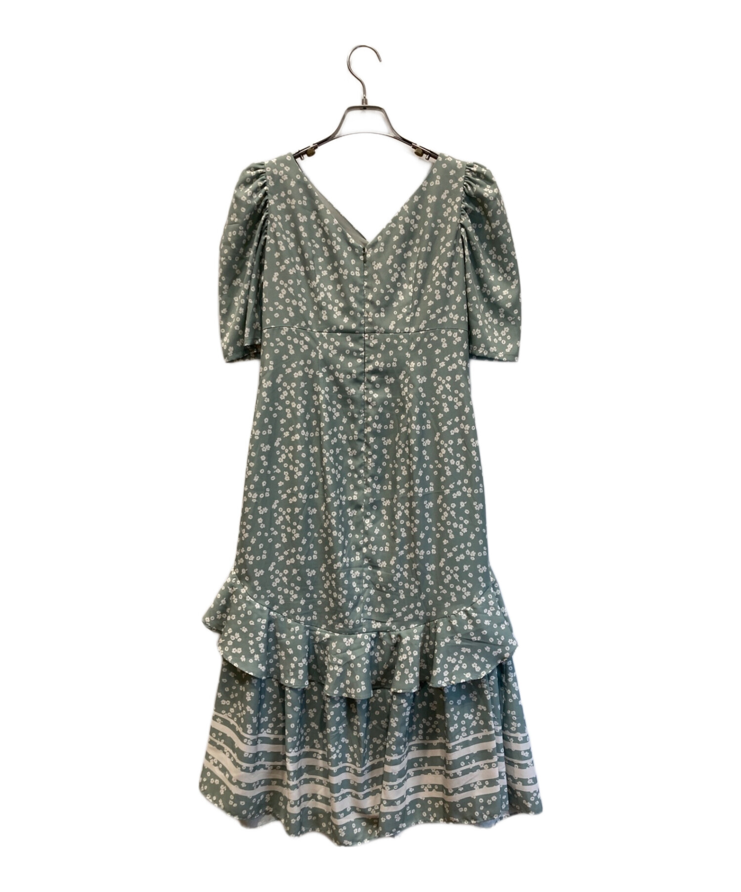 中古・古着通販】Her lip to (ハーリップトゥ) Floral printed Midi Dress グリーン サイズ:M｜ブランド・古着通販  トレファク公式【TREFAC FASHION】スマホサイト