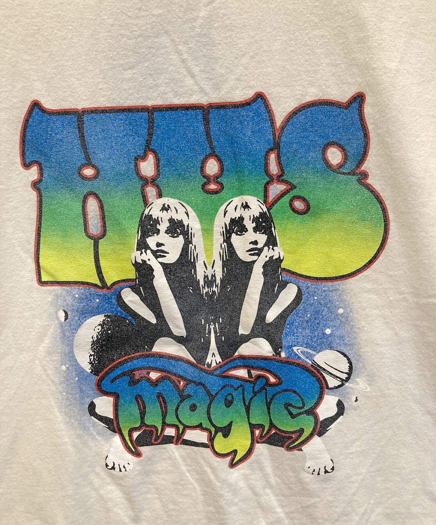 Hysteric Glamour (ヒステリックグラマー) MAJOR WORLD TOUR ノースリーブ Tシャツ ホワイト サイズ:L 未使用品