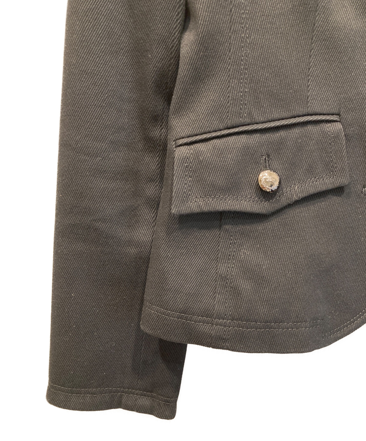 BURBERRY BLUE LABEL (バーバリーブルーレーベル) COTTON 3B JACKET ブラック サイズ:38