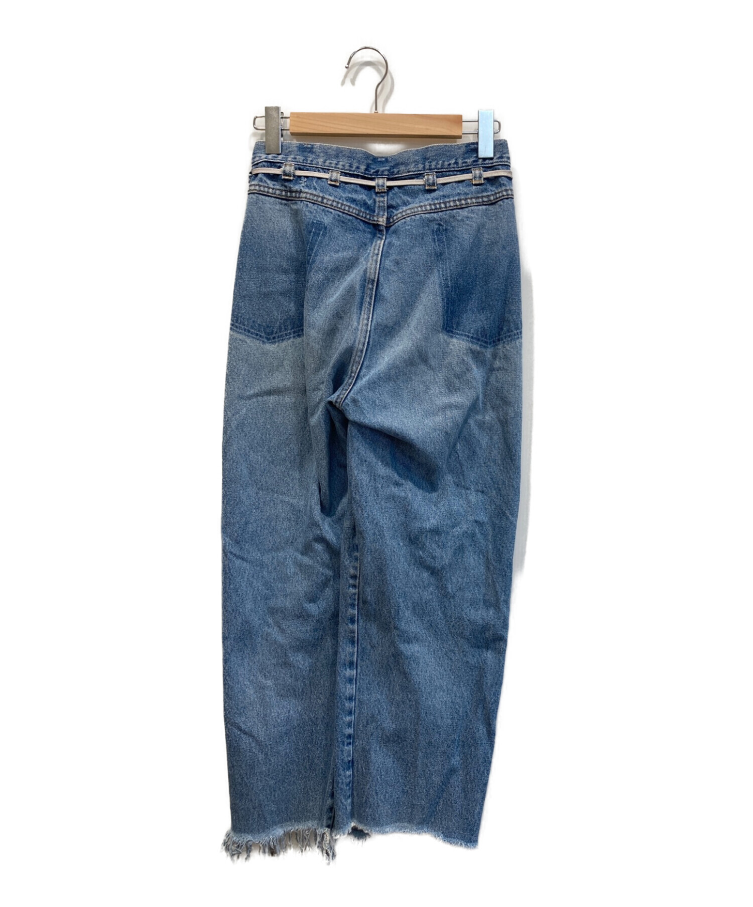 MAISON EUREKA (メゾンエウレカ) REWORK DENIM BIGGY PANTS インディゴ サイズ:S