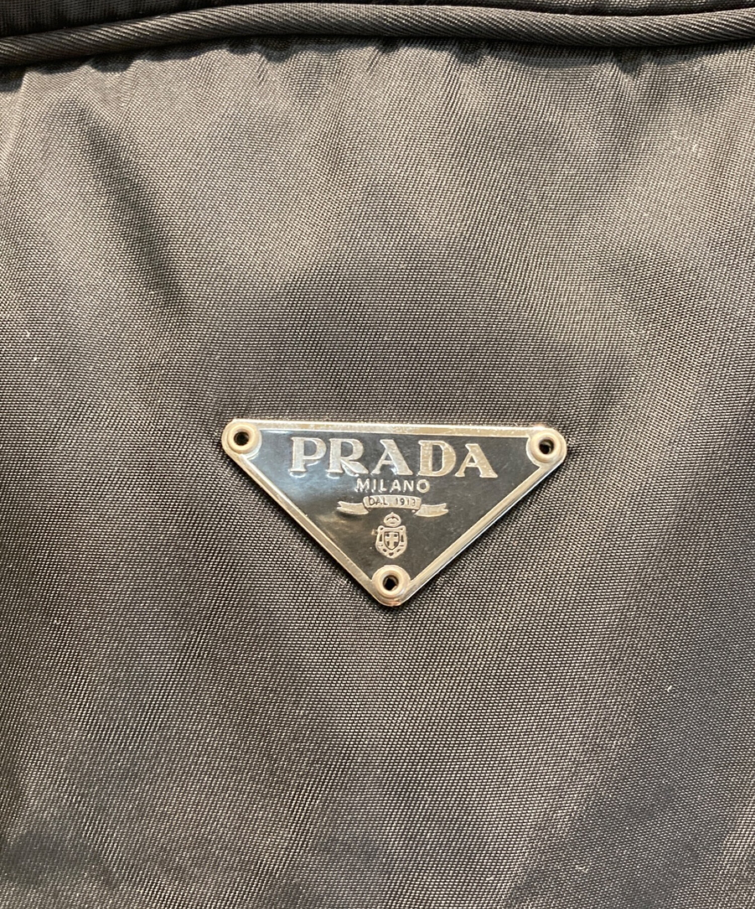 中古・古着通販】PRADA (プラダ) ナイロンボストンバッグ ブラック 