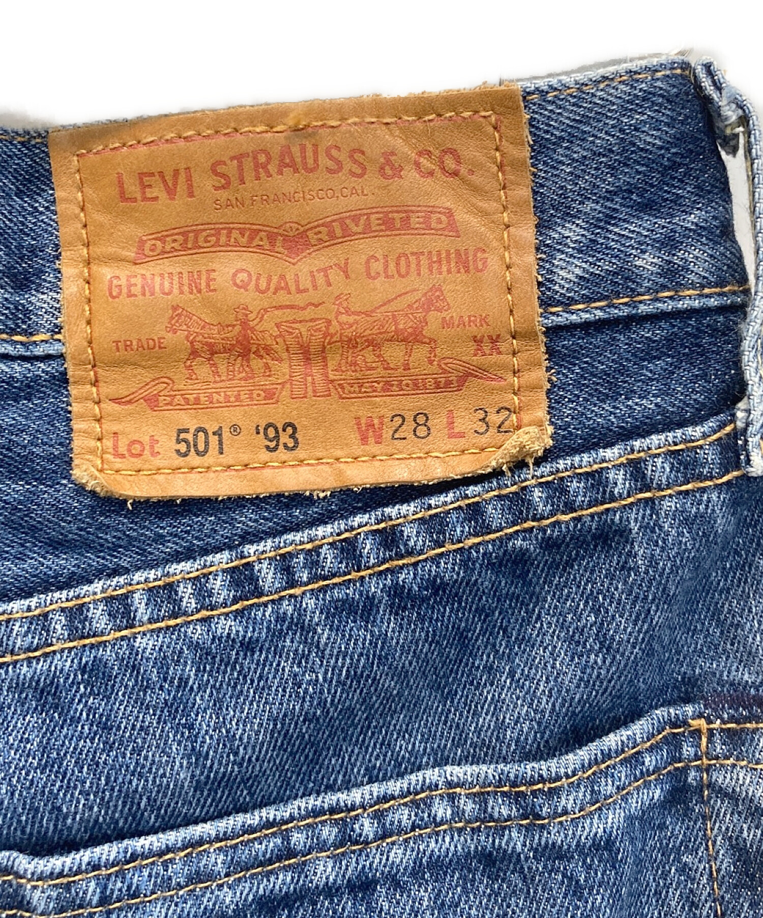 中古・古着通販】LEVI'S (リーバイス) デニムパンツ インディゴ サイズ