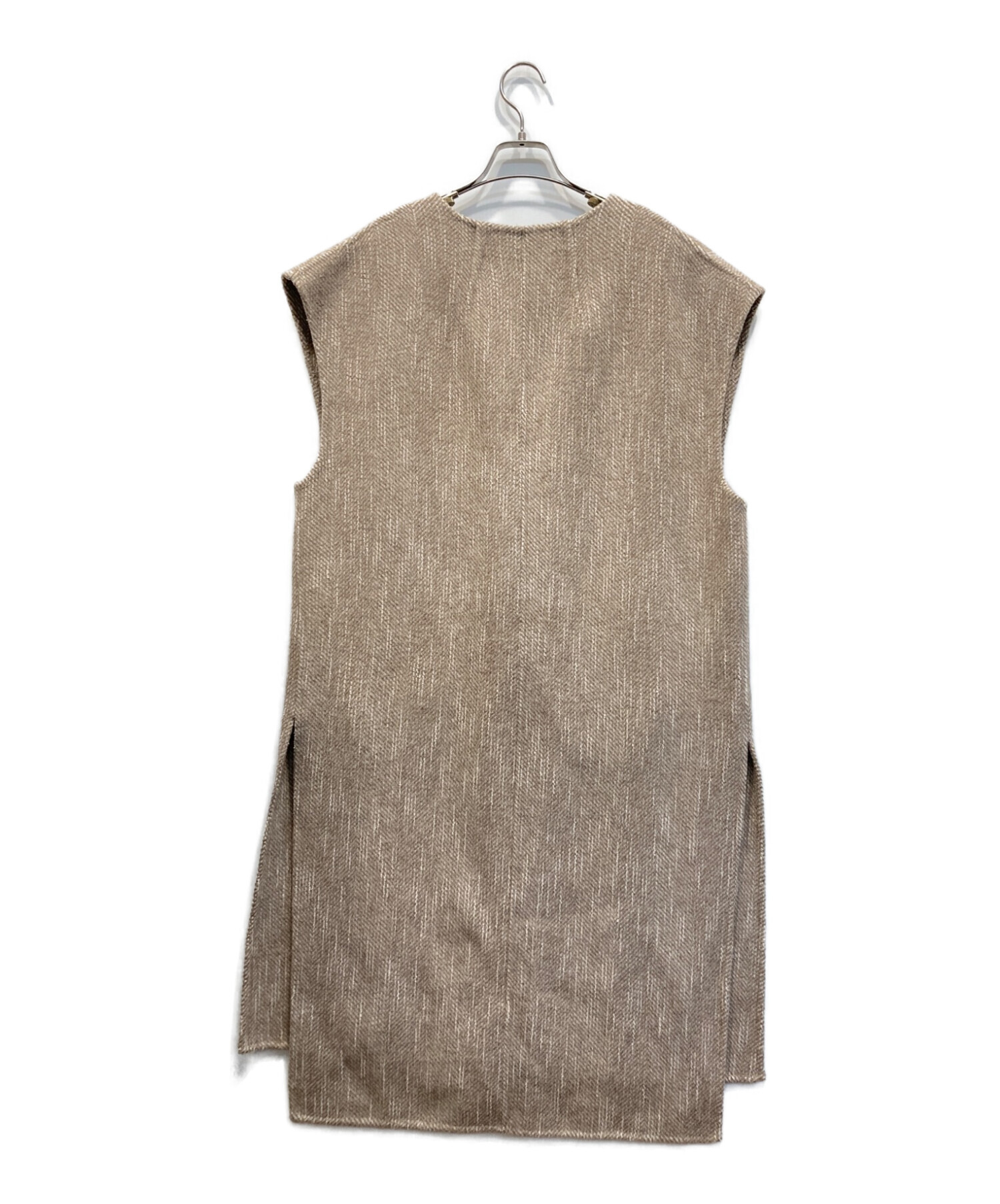 中古・古着通販】TODAYFUL (トゥデイフル) Wool Rever Vest ベージュ