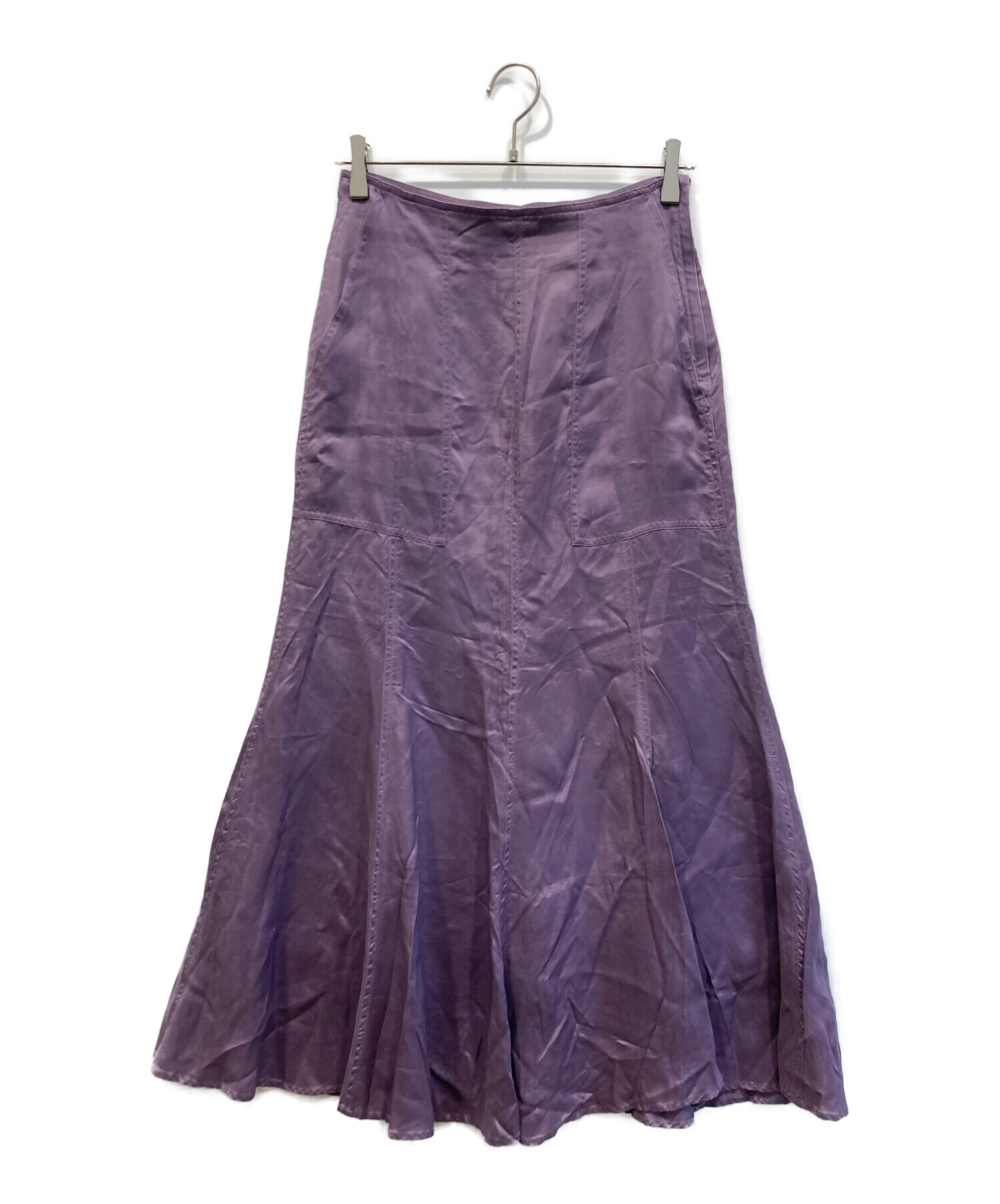 Noble (ノーブル) ウォッシュドキュプラマーメイドスカート パープル サイズ:38
