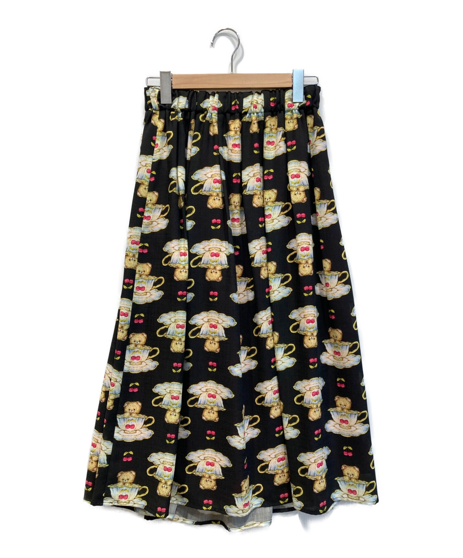 yukiemon バブルスカート ミルク - ひざ丈スカート