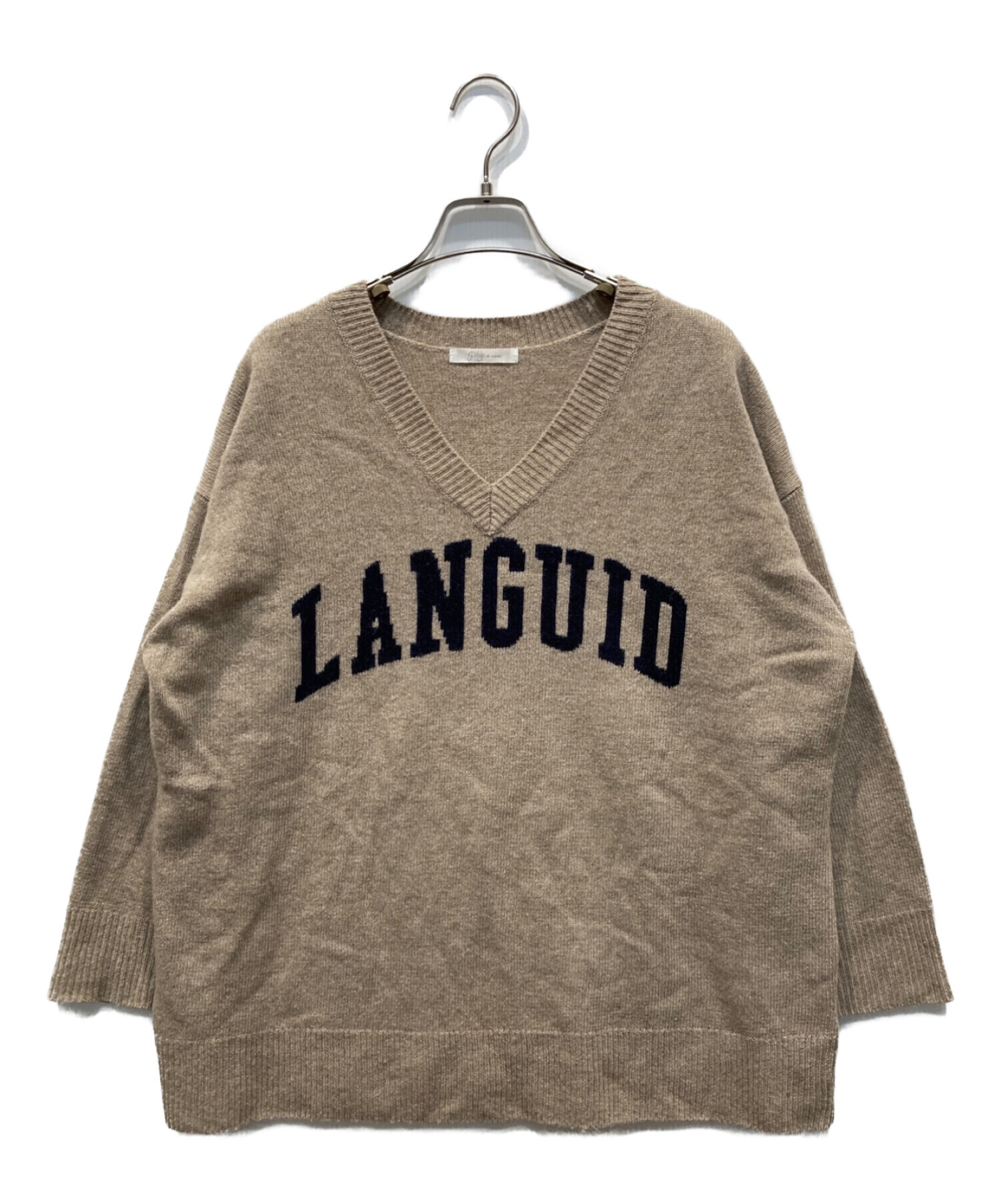 格安低価Plage LANGUID logo ニット ニット/セーター