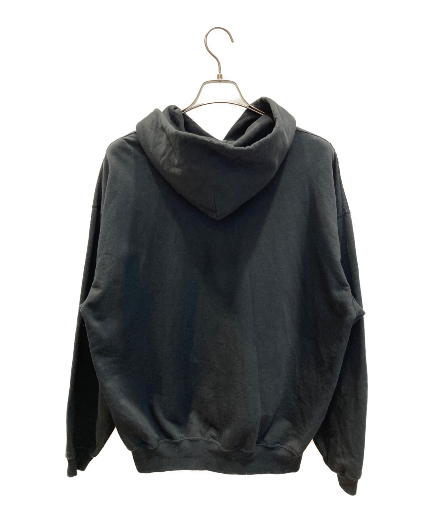 AURALEE (オーラリー) SUPER SOFT SWEAT BIG P/O PARKA ブラック サイズ:4