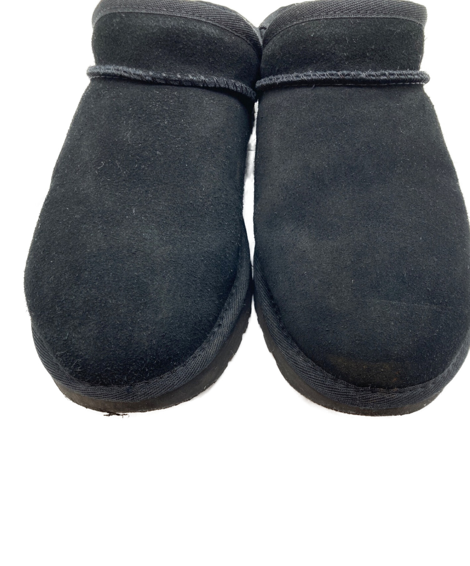 中古・古着通販】UGG (アグ) クラシックスエードスリッパ ブラック サイズ:24｜ブランド・古着通販 トレファク公式【TREFAC  FASHION】スマホサイト