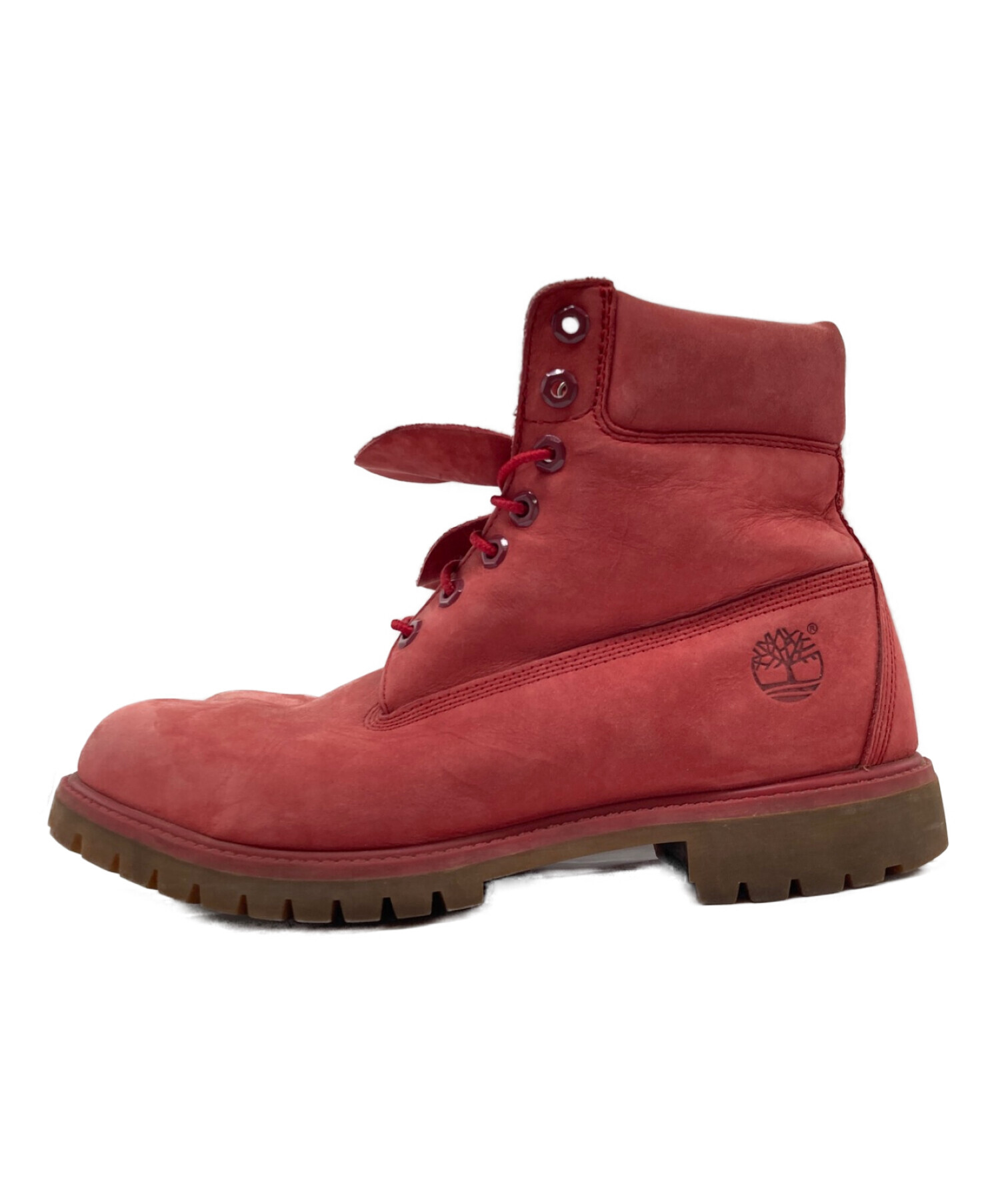 Timberland (ティンバーランド) ワークブーツ レッド サイズ:10W