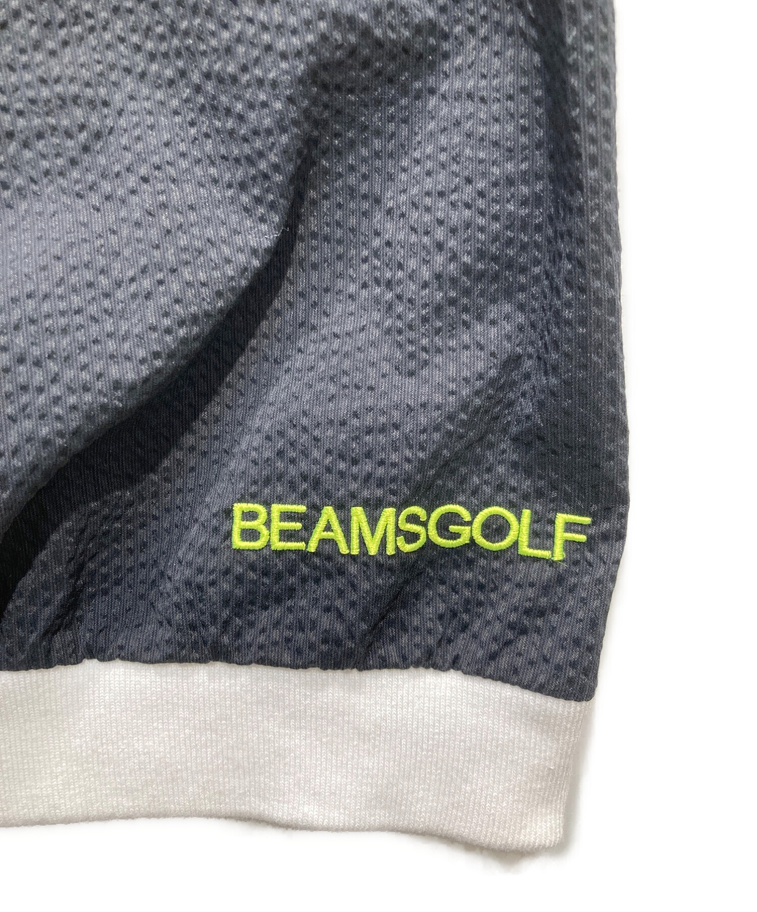 中古・古着通販】BEAMS GOLF (ビームスゴルフ) 襟付き サッカー プルオーバー ブラック サイズ:S｜ブランド・古着通販  トレファク公式【TREFAC FASHION】スマホサイト