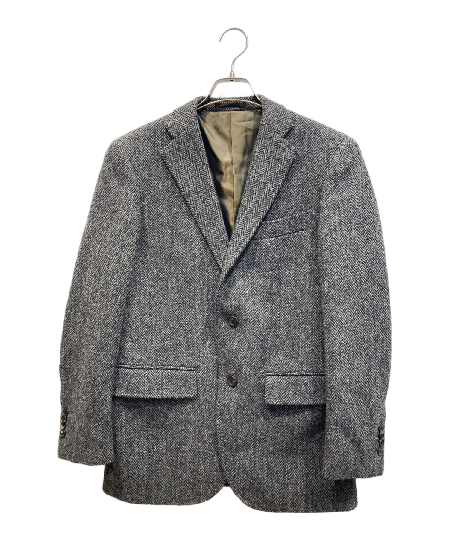 中古・古着通販】Harris Tweed (ハリスツイード) ヘリンボーンジャケット グレー サイズ:Y5｜ブランド・古着通販  トレファク公式【TREFAC FASHION】スマホサイト