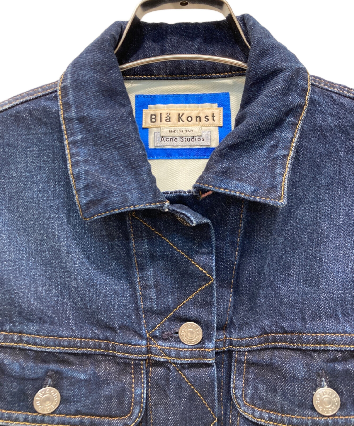 中古・古着通販】Acne studios (アクネ ストゥディオス) Bla Konst デニムジャケット インディゴ  サイズ:32｜ブランド・古着通販 トレファク公式【TREFAC FASHION】スマホサイト