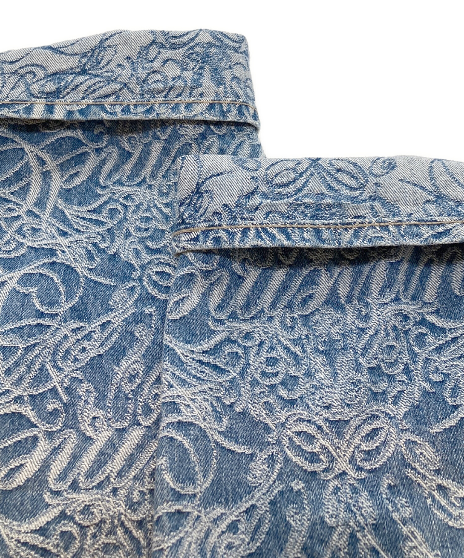 中古・古着通販】SUPREME (シュプリーム) Script Jacquard Double Knee Denim インディゴ  サイズ:32｜ブランド・古着通販 トレファク公式【TREFAC FASHION】スマホサイト