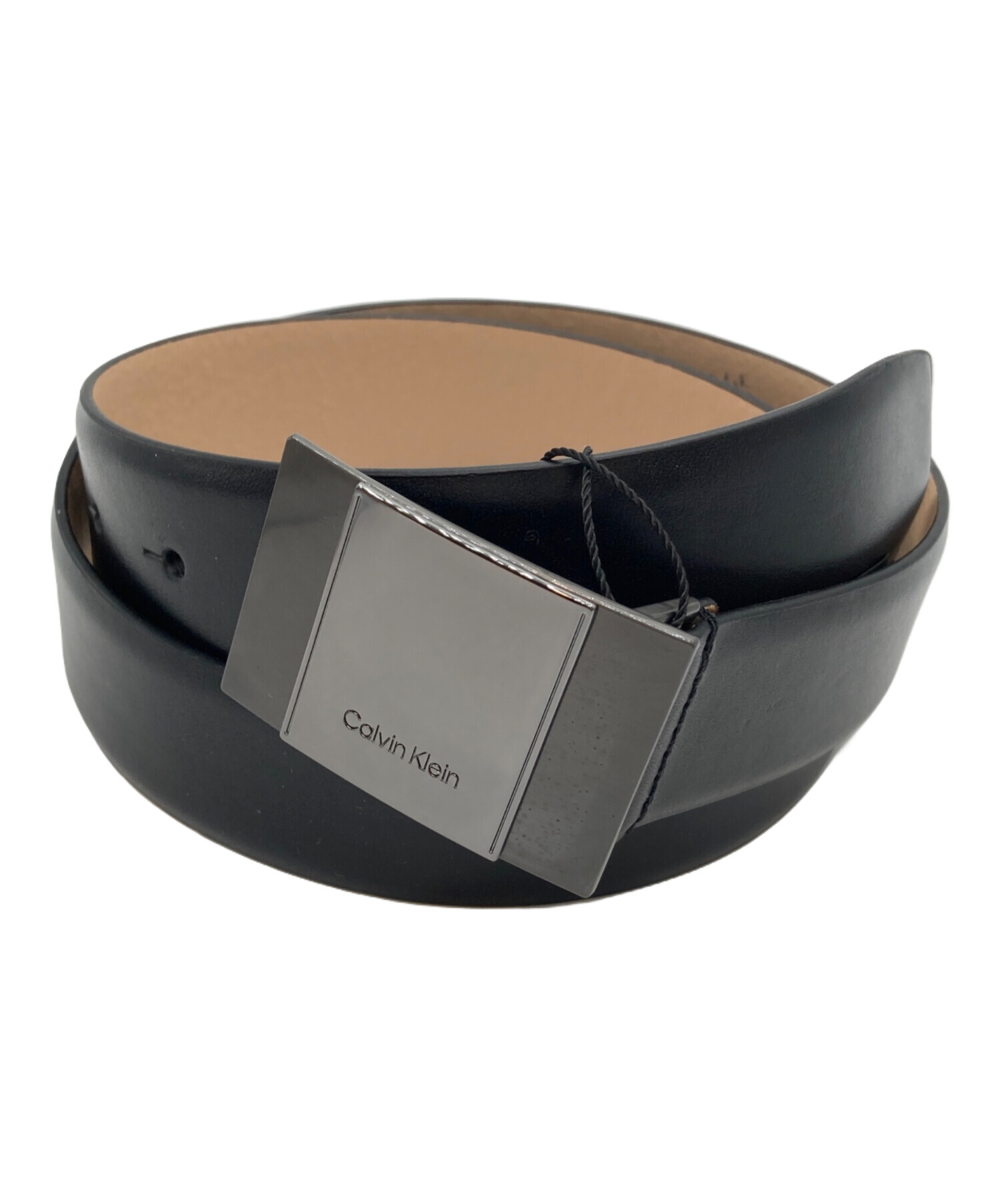 中古・古着通販】Calvin Klein (カルバンクライン) レザーベルト ブラック 未使用品｜ブランド・古着通販 トレファク公式【TREFAC  FASHION】スマホサイト