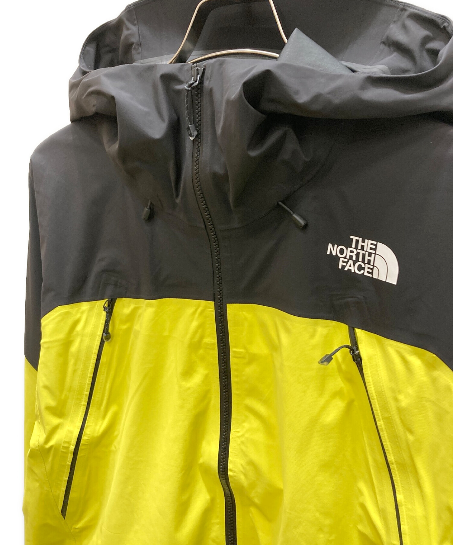 THE NORTH FACE (ザ ノース フェイス) FLスーパーヘイズジャケット / FL SUPER HAZE JACKET レモン×ブラック  サイズ:L 未使用品