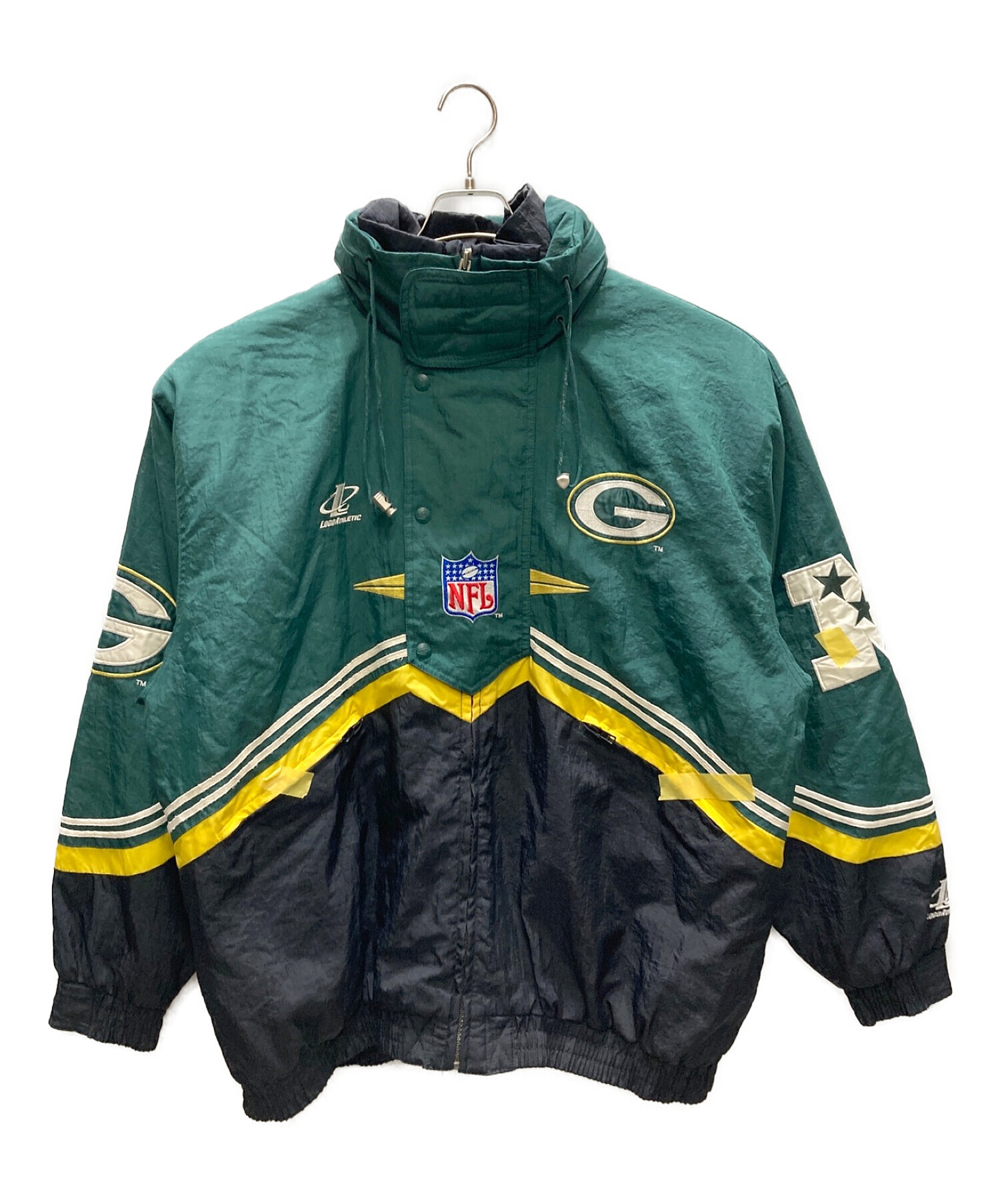 NFL (ナショナル・フットボール・リーグ) チームジャケット グリーン サイズ:XL