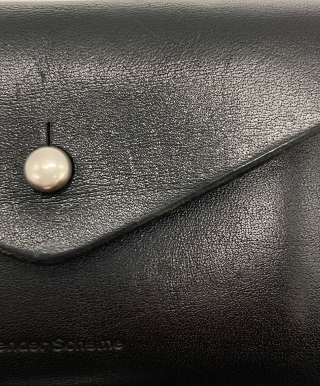 HENDER SCHEME (エンダースキーマ) ワンピースカードケース / one piece card case ブラック