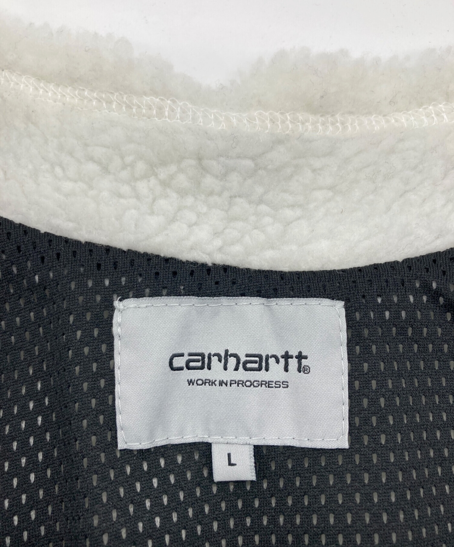 CarHartt (カーハート) ボアフリースジャケット ホワイト サイズ:L