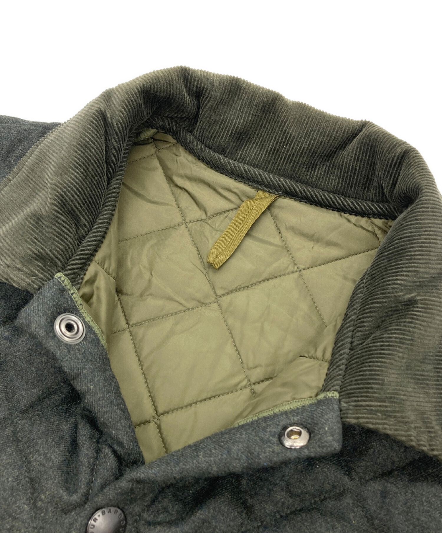 中古・古着通販】Barbour (バブアー) キルティングジャケット カーキ 