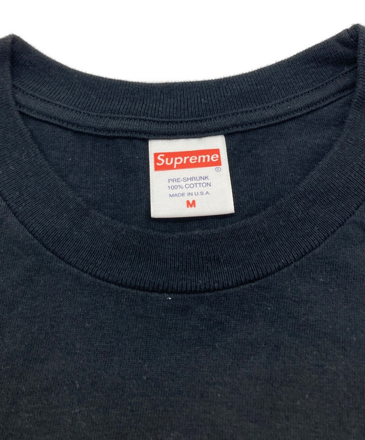 SUPREME (シュプリーム) Tシャツ ブラック サイズ:M