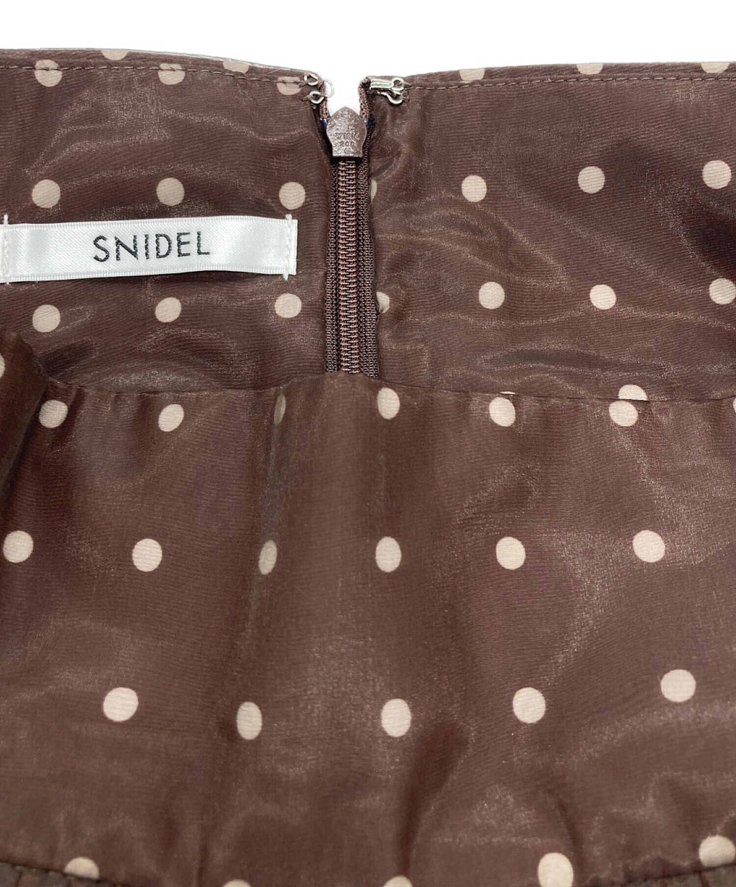 中古・古着通販】Snidel (スナイデル) プリーツシフォンレイヤード