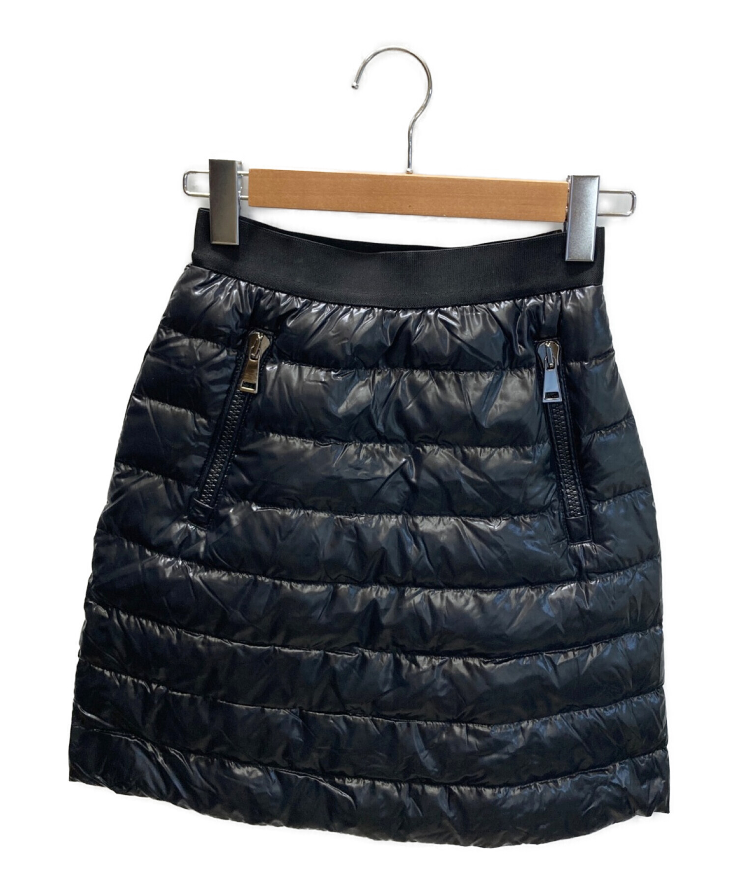 ナイロン100％詰物【BLACK】モンクレール MONCLER スカート
