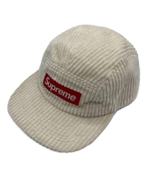 中古・古着通販】SUPREME (シュプリーム) キャップ ホワイト｜ブランド