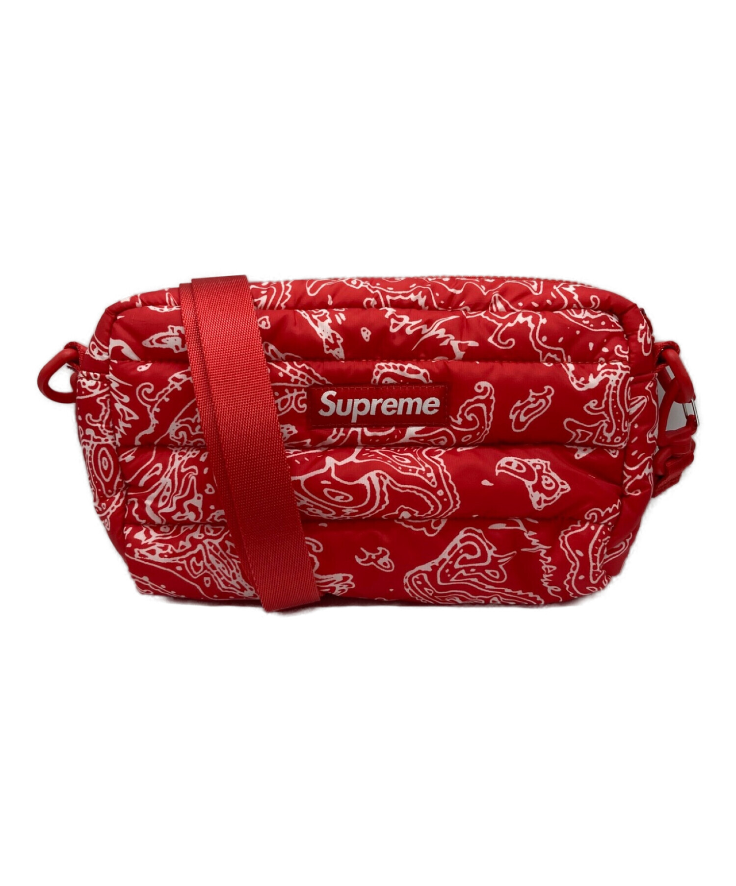 Supreme Puffey Side Bag レッド - ショルダーバッグ