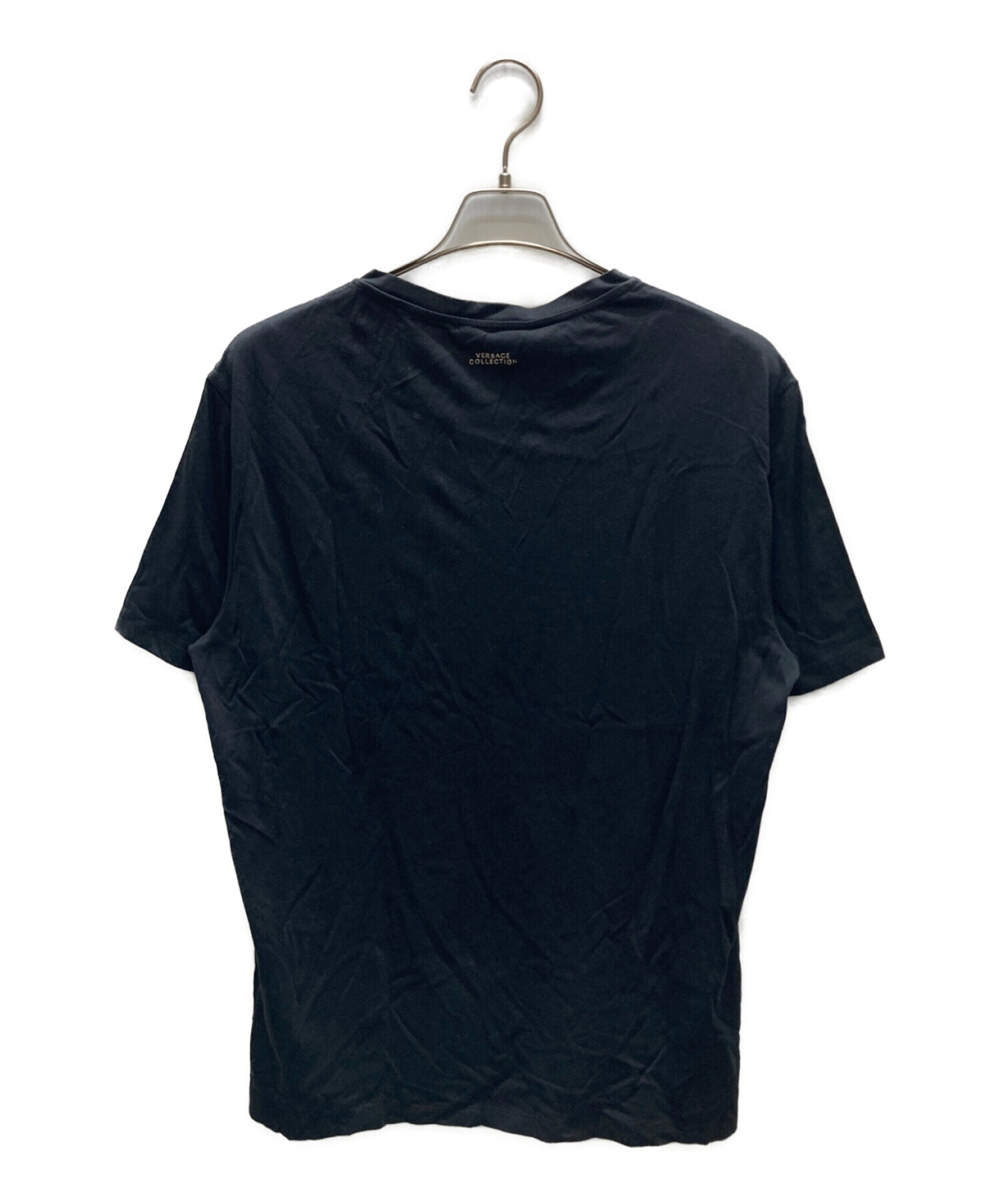 VERSACE COLLECTION (ヴェルサーチ コレクション) プリントTシャツ ブラック サイズ:L 未使用品